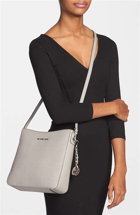 grey michael kors bag amazon|michael kors grey crossbody bag.